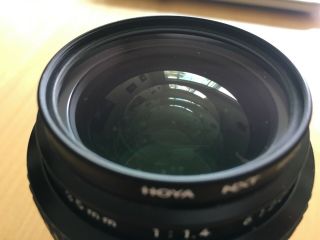 Nikon NIKKOR 35mm f/1.  4 Ai - S Lens.  RARELY,  BOX,  2 CAPS,  52mm Filter 4