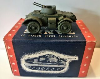 Vintage Ww Ii Cast Iron Authenticast Us Army Armored Car T17e 5172 Mib