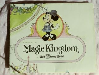 1979 Vintage Walt Disney Magic Kingdom Map Poster