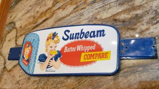 Vintage Sunbeam Batter Whipped Compare Door Push