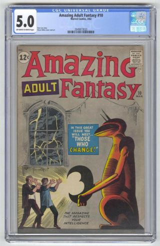 Adult Fantasy 10 Cgc 5.  0 Vintage Marvel Comic Pre - Hero Horror 12c