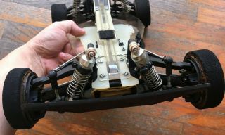 Vintage Schumacher CAT 1:10 4WD Buggy chassis parts XLS SWB pro cougar top 6