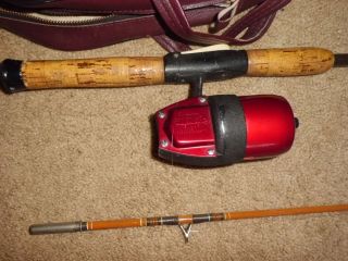 Vintage Bronson Professional 63L Reel & Actionrod 02 Spincasting Rod & Reel - USA 3