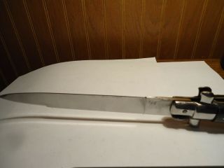 Vintage Large Italian Rostfrei Folding Knife Horn Handle Very 7