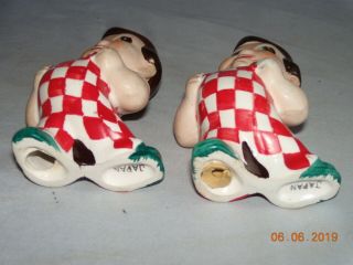 Rare 1950s Bob ' s Big Boy Vintage Ceramic Salt & Pepper Shakers 2