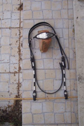 Stunning Vintage Sterling Silver Poco Headstall