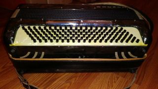 Rare 1940 ' s Zenith Professional 41/120 Accordion Made in Italy w/Case 4