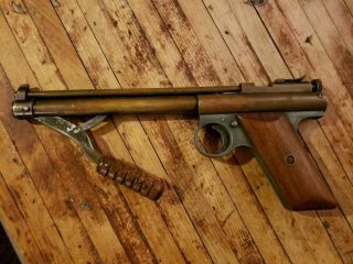Vintage Benjamin Franklin 22 Caliber Pellet Bb Gun Pistol Collectible Parts Only