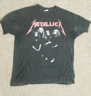 Vintage Metallica.  And Justice For All Shirt T - Shirt X - Large 1988 Pushead