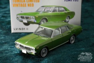 [tomica Limited Vintage Neo Lv - N31a 1/64] Nissan Laurel 2000 Sgl (green)