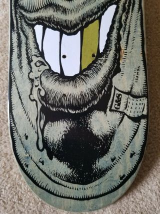 Nos RARE 1996 G&S Sly Stone art by Dave Leamon 90s vintage skateboard deck 3