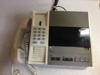 Vtg 1980s AT&T Corded Home Phone / Answering Machine - 1986 5