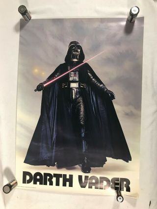 Darth Vader Vintage Poster Star Wars Movie Pin - Up 1977 Movies Starwars