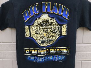 VTG Ric Flair T Shirt L Large WCW Wrestling The Nature Boy - Single Stitch USA 4