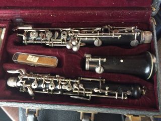 Vintage Professional Larilee Grenadilla Wood Oboe With Case