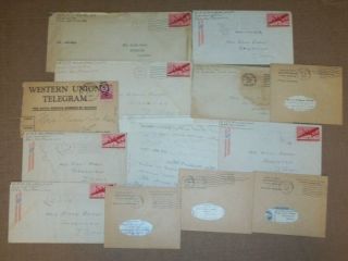 1942 - 1945 Uss Lexington Cva - 16 Covers Letters For Offers Stay Uss Lexington Nr