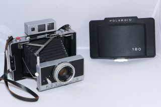 Vintage Polaroid 180 Instant Film Camera,  Lens Shutter Settings.