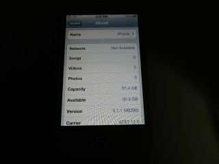 Apple iPhone 4s - 64GB - White  A1387 (CDMA,  GSM) RARE IOS 5 6