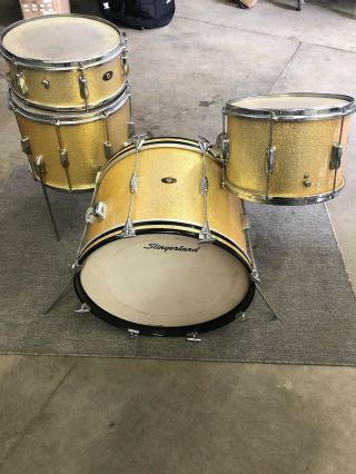 Vintage Slingerland Drum Set 20,  12,  14,  14
