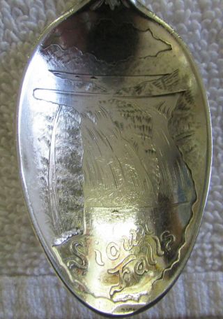 Versailles Gorham Sioux Falls sterling silver souvenir teaspoon 3