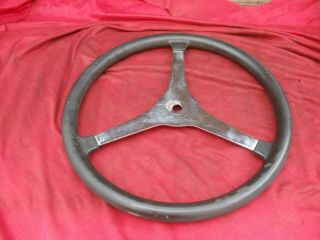 Vintage Bell 3 Spoke Steering Wheel Hot Rat Rod Indy Sprint Car Bonneville Nhra