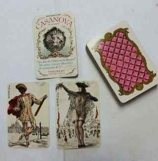 Casanova De Seingalt Vintage Erotic Playing Cards Deck Philibert Cartier A Paris
