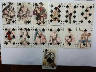 CASANOVA de Seingalt vintage erotic playing cards deck Philibert Cartier a Paris 2