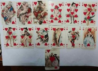 CASANOVA de Seingalt vintage erotic playing cards deck Philibert Cartier a Paris 3