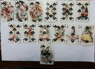 CASANOVA de Seingalt vintage erotic playing cards deck Philibert Cartier a Paris 4