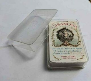 CASANOVA de Seingalt vintage erotic playing cards deck Philibert Cartier a Paris 6