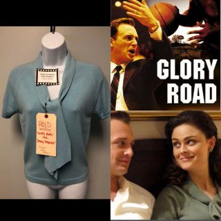 Emily Deschanel’s Screen Worn Vintage Sweater From The Film “glory Road “