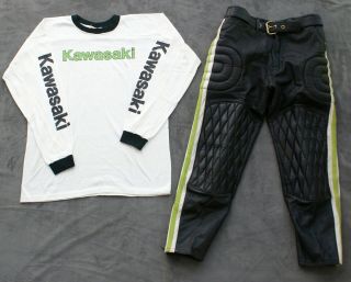 Team Kawasaki Pants 36 Jersey Xl Vintage Motocross Fox Jt Race Dirtbike Mx Ahrma