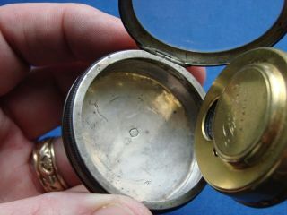VERY EARLY 1800 ' s BERTHOUD PARIS FUSEE MOVEMENT POCKET WATCH SILVER CASE 3