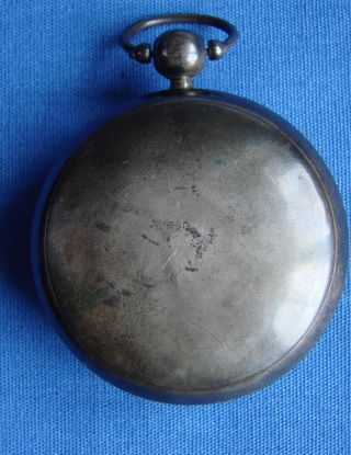 VERY EARLY 1800 ' s BERTHOUD PARIS FUSEE MOVEMENT POCKET WATCH SILVER CASE 8