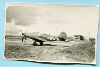 Aug 1944 Wwii Snapshot Bell P - 39 Aircobra Invasion Southern France