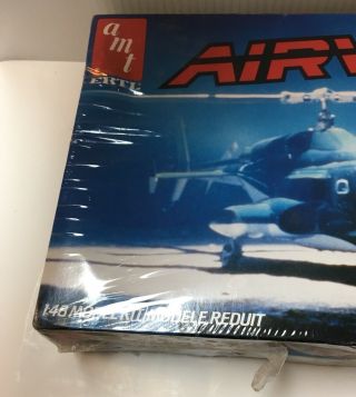 1984 Airwolf 1/48 Helicopter Model Kit Vintage AMT TV Series 8