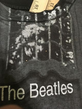 VTG The Beatles Hey Jude Album Cover All Over Print T - Shirt Adult L 90s Apple 7