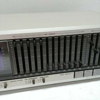 Vintage Technics SH - 8055 Stereo Graphic Equalizer GREAT EQ 2x12 Band 3
