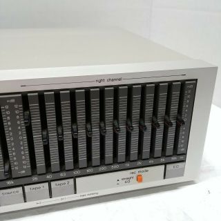 Vintage Technics SH - 8055 Stereo Graphic Equalizer GREAT EQ 2x12 Band 4