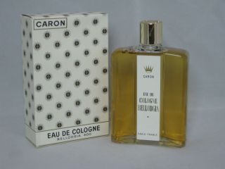 Vintage Caron Bellodgia Eau De Cologne 13 1/2 Oz.  Rare