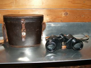 Vintage Leitz Wetzlar Camparit 10 X 40 Binoculars With Case