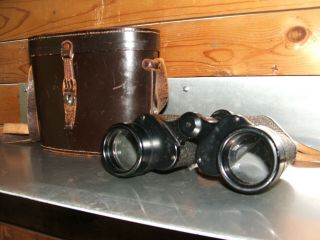 Vintage Leitz Wetzlar Camparit 10 x 40 Binoculars with case 2