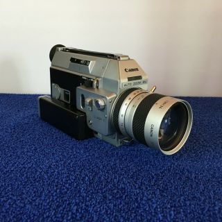 Canon Auto Zoom 814 8 Movie Film Camera 8mm 7.  5 - 60mm 1:1.  4 Lens Vintage