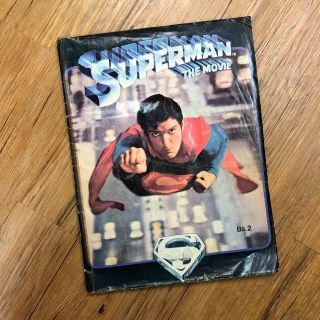 Vintage Superman Card Album Complete - Spanish Very Rare 1978 Venezuela