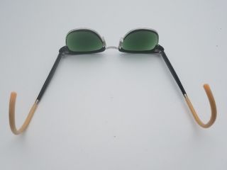 1950 ' s G - Man Malcom X Retro Glasses Blue/Gray 46,  22,  6 1/2,  US Optical Shuron 2