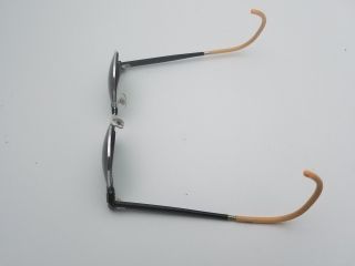 1950 ' s G - Man Malcom X Retro Glasses Blue/Gray 46,  22,  6 1/2,  US Optical Shuron 4