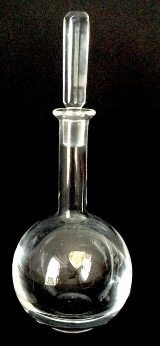 Vintage Orrefors Sweden Glass Decanter