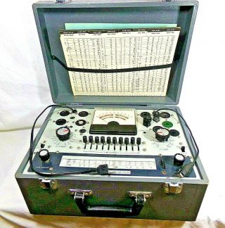 Vintage Knight Tube Tester Model 83 Xy 142/143,  Allied Radio Chicago