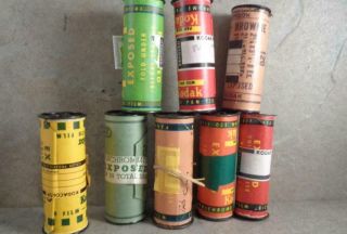 9 Rolls Of 120 Film Exposed Looks To Be In Vintage Some Ver