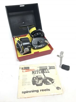 Garcia Mitchell 300 Spinning Reel With Extra Spool & Paperwork
